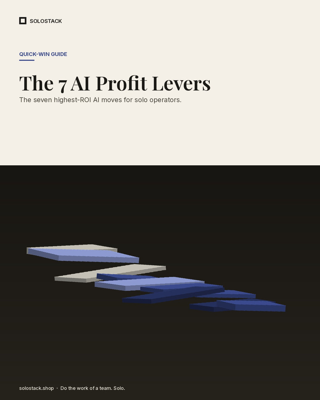 The 7 AI Profit Levers cover
