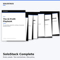 SoloStack Complete — every asset, two exclusives, one price