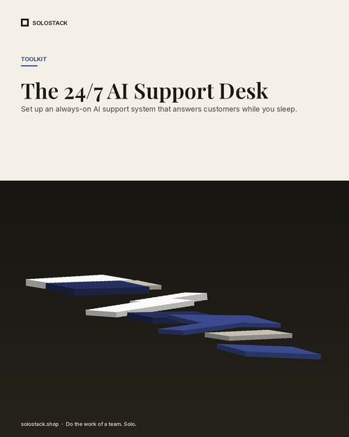 The 24/7 AI Support Desk cover